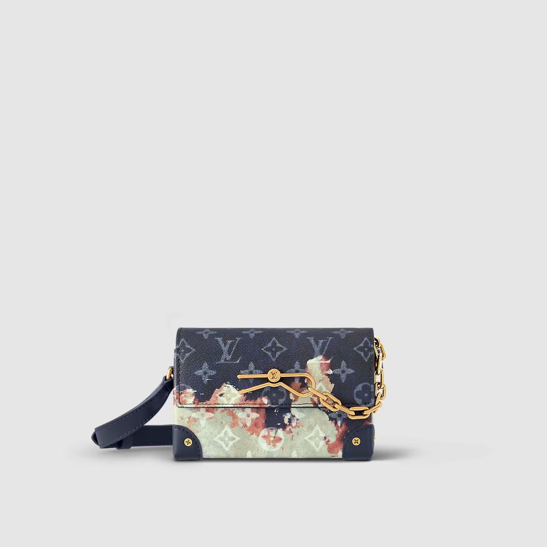 Túi Louis Vuitton Steamer Wearable Wallet Monogram Nam Xanh Dương